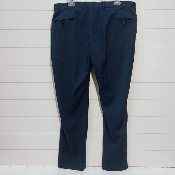 Brooks Brothers Regent Fit Men's 39X29.5  Wool Blend Dress Pant Blue Corporate - Picture 2 of 8